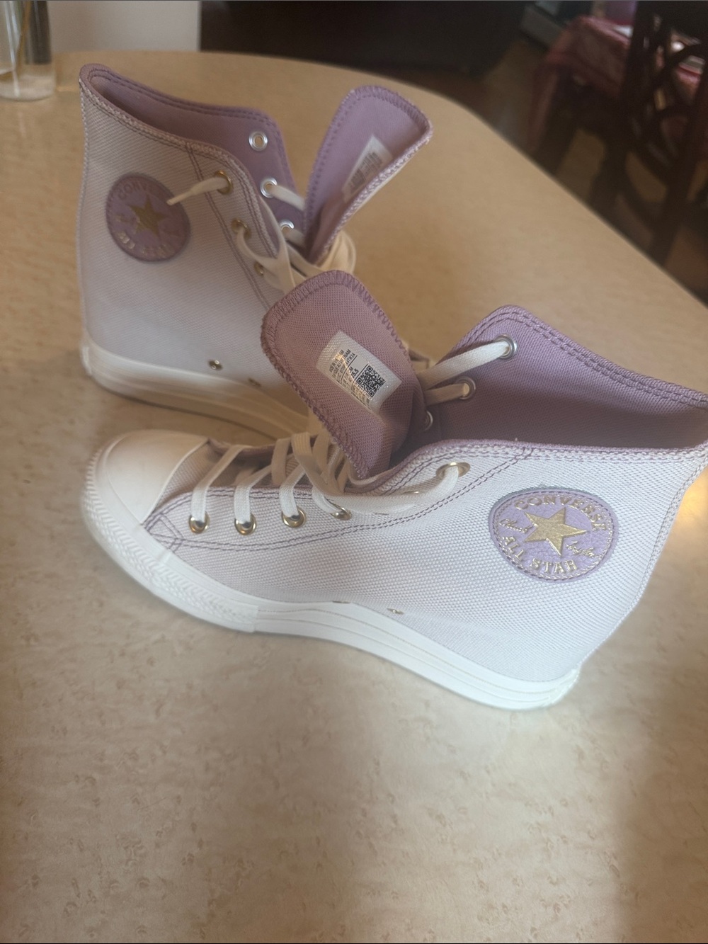 Converse Women's Lavender High-Top Sneakers